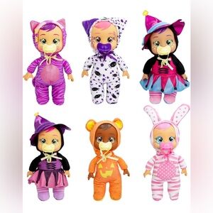 Cry Babies Tiny Cuddles Halloween Bonnie & Blair - 9" Baby Dolls
